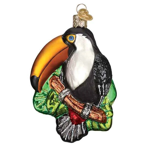 Glass Toucan Ornament 5 Glass Toucan Ornament - Image 3
