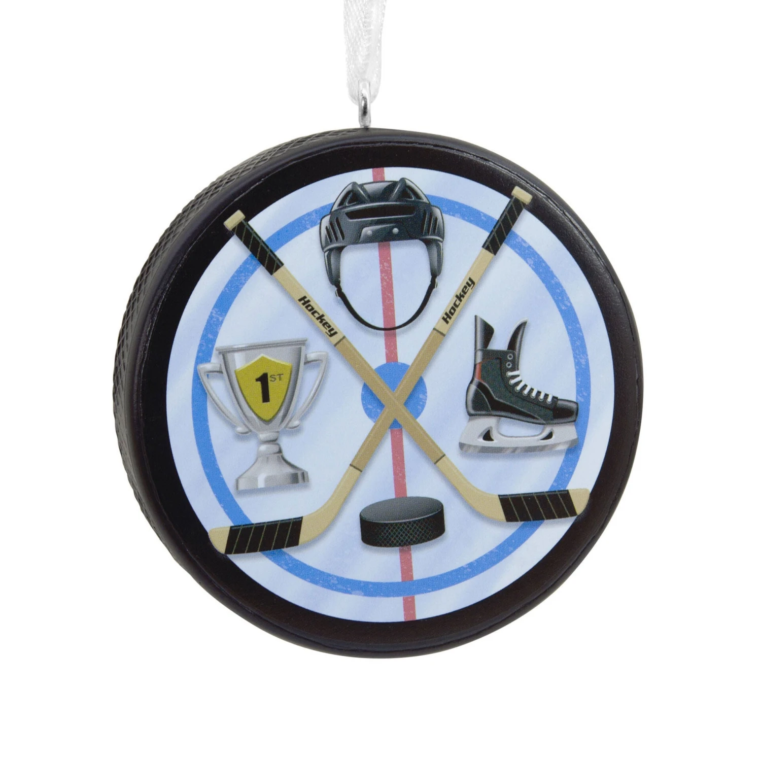 Hockey Puck Hallmark Ornament 3 Hockey Puck Hallmark Ornament
