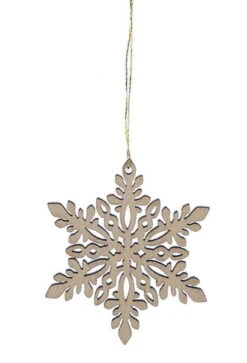 Laser Cut Wood Snowflake Ornament - Style 3 -Country Christmas Loft rz4fohxejnellvlr0cvp