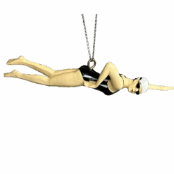 Female Swimmer Ornament