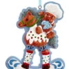 Kurt Adler Gingerbread Boy On Rocking Horse Ornament -Country Christmas Loft s2yqbgn6f3f8gvu0jibd