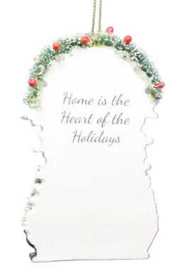 Roman Red Door Personalizeable Ornament -Country Christmas Loft s6u2arxq0d2hutirirbc