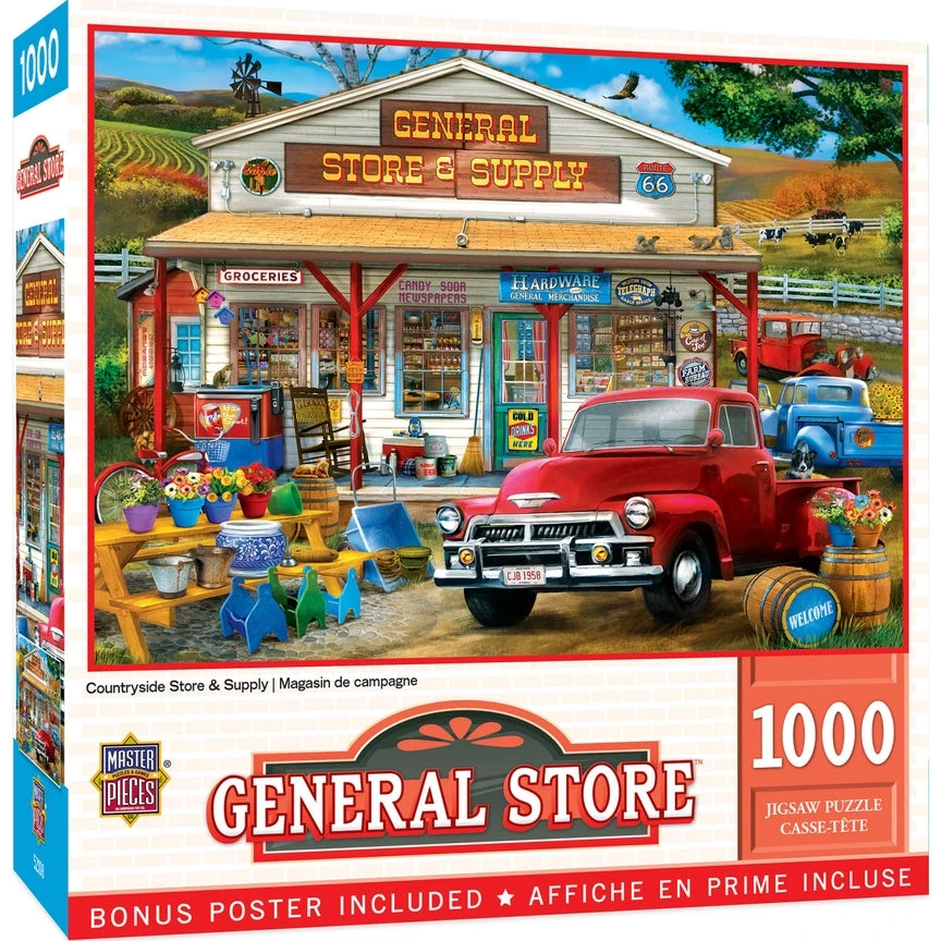 General Store - Countryside Store And Supply 1000 Piece Puzzle 3 General Store - Countryside Store And Supply 1000 Piece Puzzle