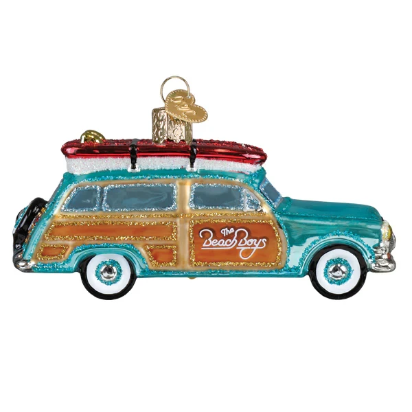 The Beach Boys Surfin Woody Glass Ornament 5 The Beach Boys Surfin Woody Glass Ornament - Image 3