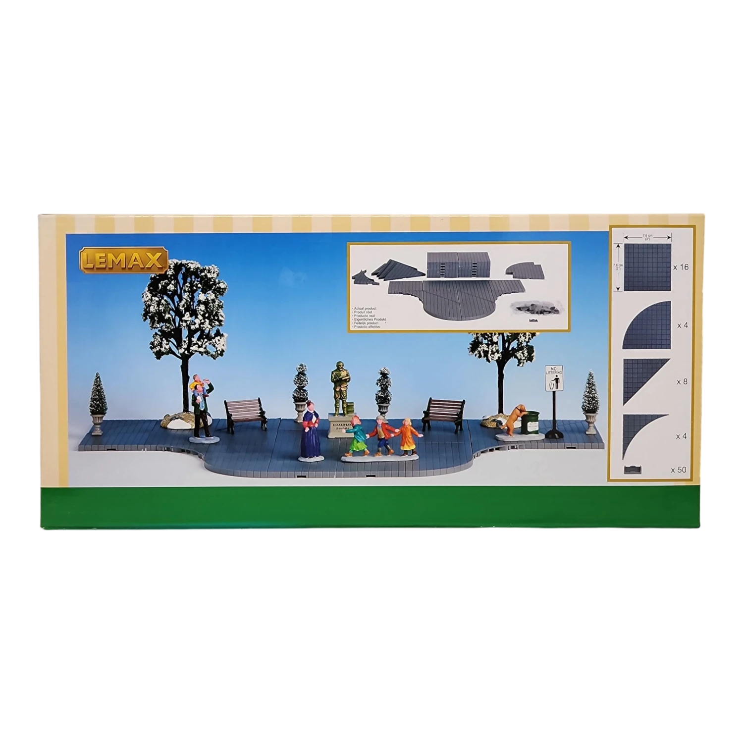 Lemax Complete Plaza Sidewalk - 32 Pieces 5 Lemax Complete Plaza Sidewalk - 32 Pieces - Image 3