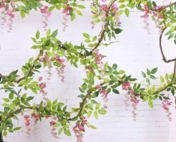 Artificial Wisteria Bean Curd Vine Flower Rattan - -Country Christmas Loft sd9auk6oqmtqkbumgxix