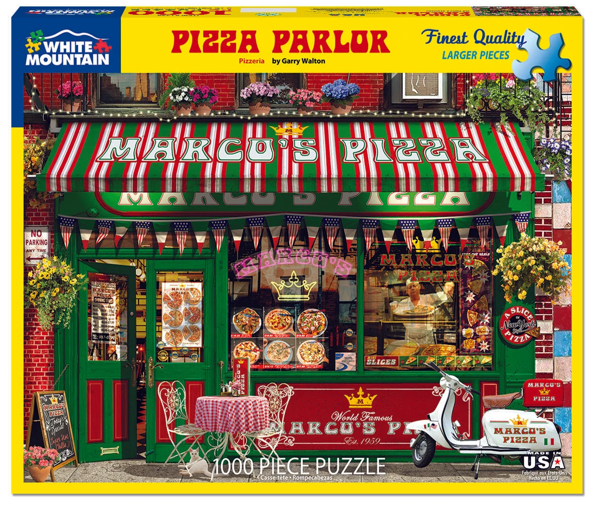 Pizza Parlor - 1000 Piece Jigsaw Puzzle 3 Pizza Parlor - 1000 Piece Jigsaw Puzzle