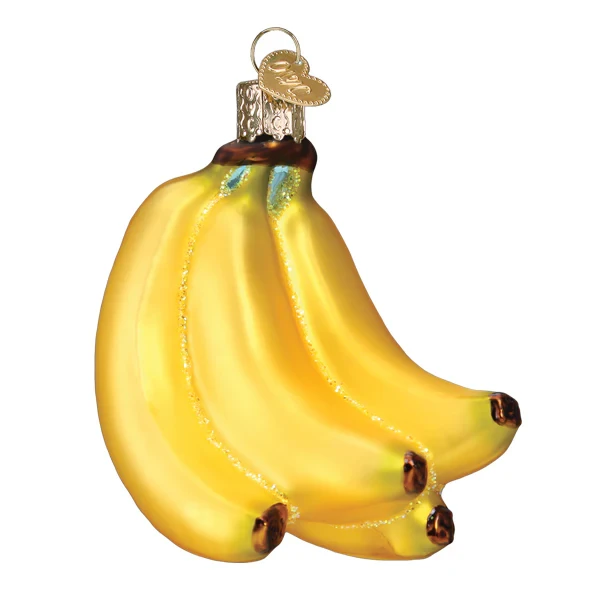 Bunch Of Bananas Glass Ornament 4 Bunch Of Bananas Glass Ornament - Image 2