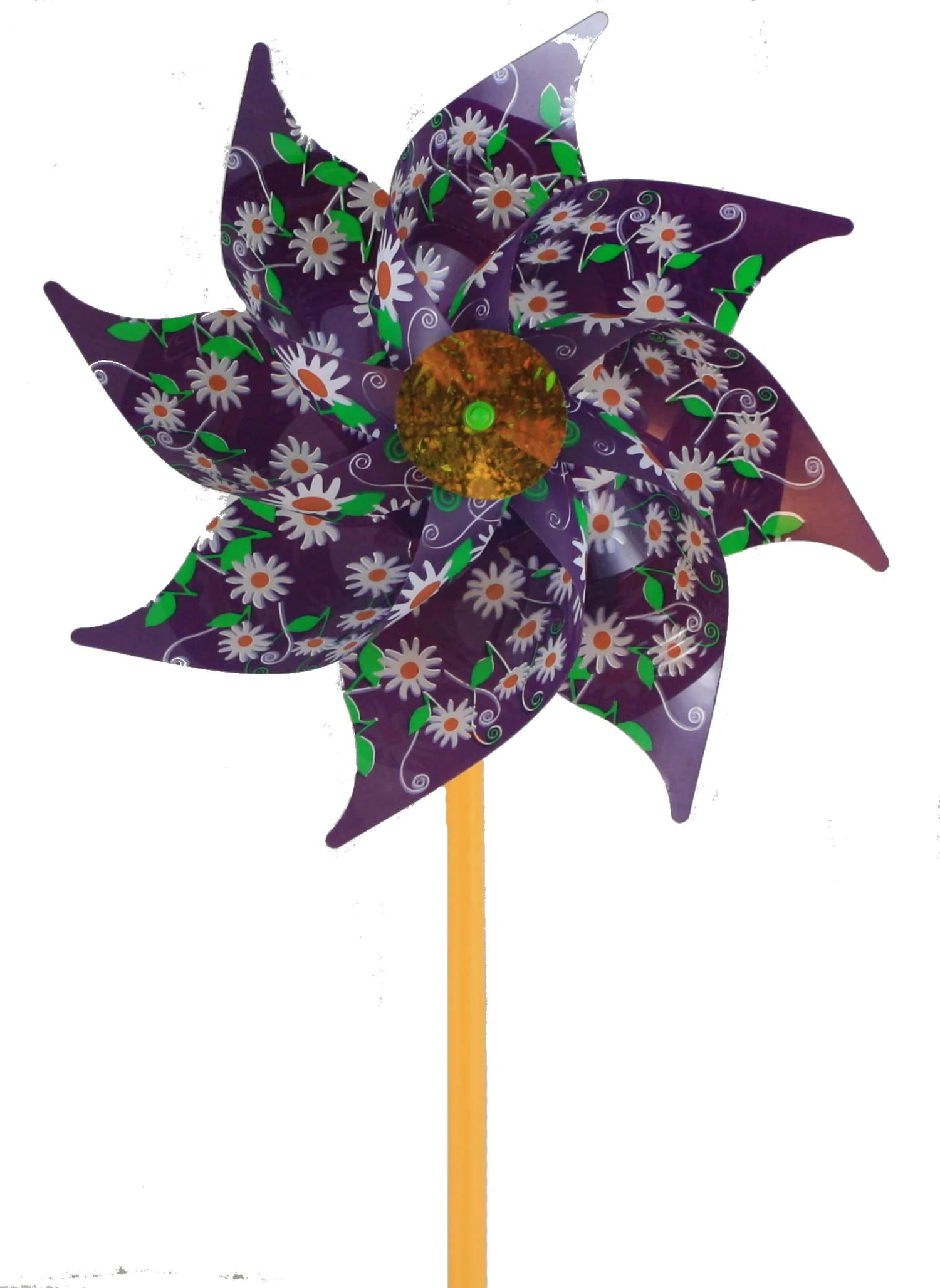 PVC Pinwheel - Violet Floral 3 PVC Pinwheel - Violet Floral