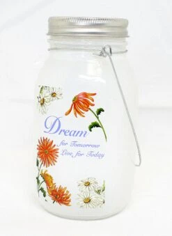 7 Inch Lighted Frosted Glass Jar - -Country Christmas Loft shnp06gwgw1t4fyzkagv