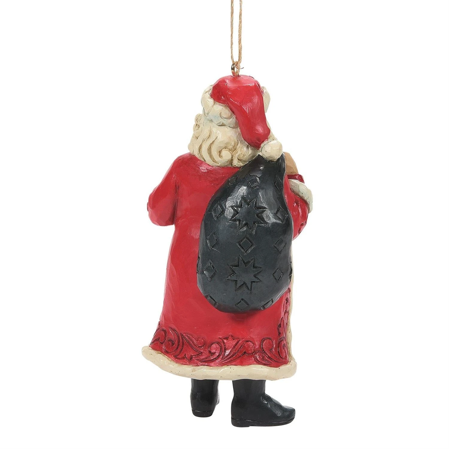 Santa With FAO Toy Bag Ornament 4 Santa With FAO Toy Bag Ornament - Image 2
