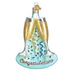 Old World Christmas Champagne Toast