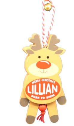 Dancing Wooden Ornament (L - Z) - -Country Christmas Loft srkscjhiry6dz9jk6zjg