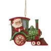 Santa In Train Ornament -Country Christmas Loft swnp6jhu18rrlakmiotm