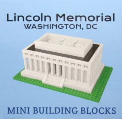 Mini Building Blocks - Lincoln Memorial -Country Christmas Loft ta8wn15wyf39usaa3d71