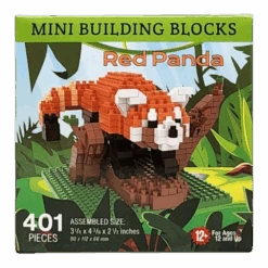 Mini Building Blocks - Red Panda