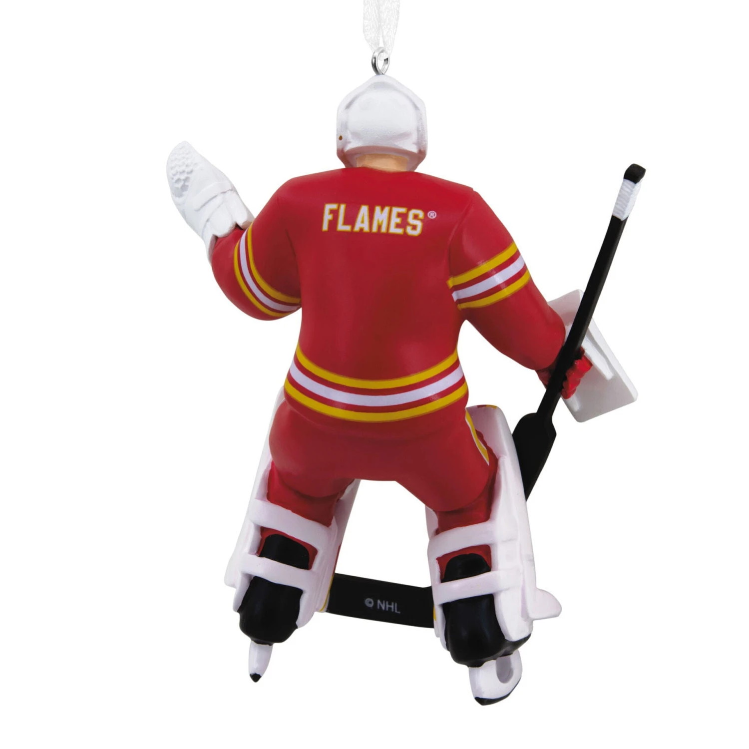 Hallmark Calgary Flames Goalie Ornament 4 Hallmark Calgary Flames Goalie Ornament - Image 2