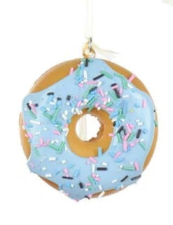 Kurt Adler Foam Donut Ornament - Blueberry