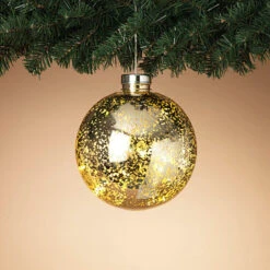 8" Lighted Mercury Plastic Ornament - Gold -Country Christmas Loft tkrxukqn3xjmn0hhhlst