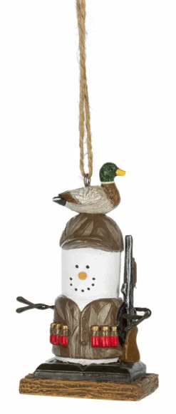 S'mores Duck Hunting Ornament - -Country Christmas Loft tmgzsenkh2j5xippcget