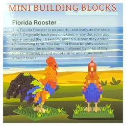 Mini Building Blocks - Florida Rooster -Country Christmas Loft tmz3agbdxestgjaatxqr
