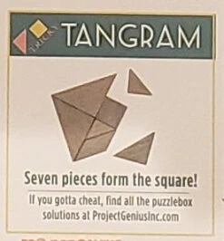 Puzzlebox Brainteaser - Tangram -Country Christmas Loft tpae020yocdvbklmpkfh