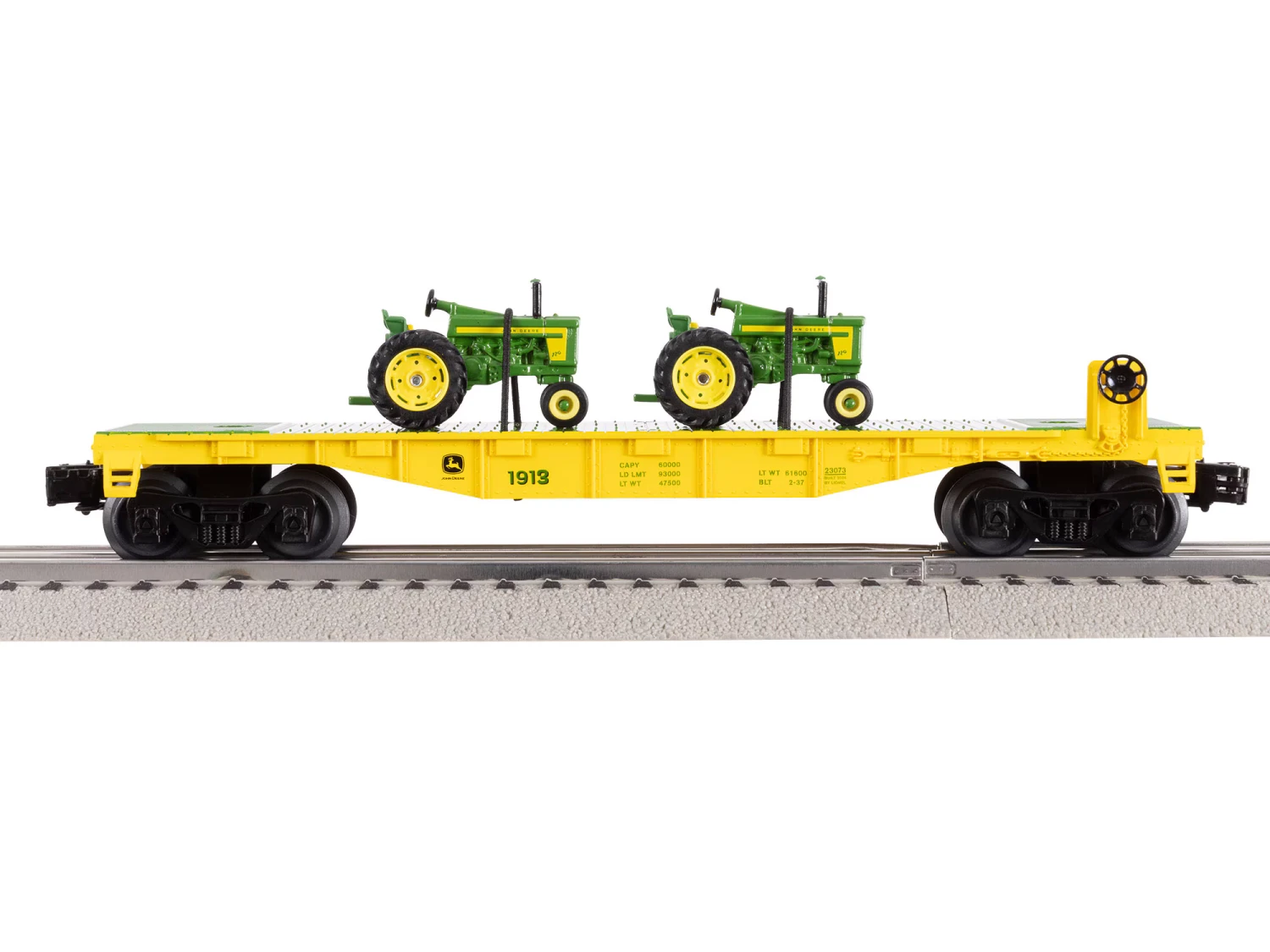 Lionel John Deere Steam Freight Lionchief Set 4 Lionel John Deere Steam Freight Lionchief Set - Image 2