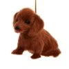 Kurt Adler Furry Dog Ornament - Brown Dachshund -Country Christmas Loft u0aizhhnctk5bwkfkbwn
