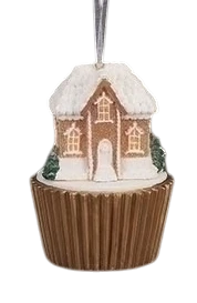 Roman Lighted Gingerbread House Ornament - Victorian