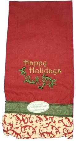 Christmas Past Decorative Dish Towel -Country Christmas Loft u6axtirhvw9oaofqxfe7
