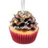 Kurt Adler Flower Cupcake Ornaments - Brown With Skinny Sprinkles -Country Christmas Loft ungikr8rbb8ffa7y7ru0