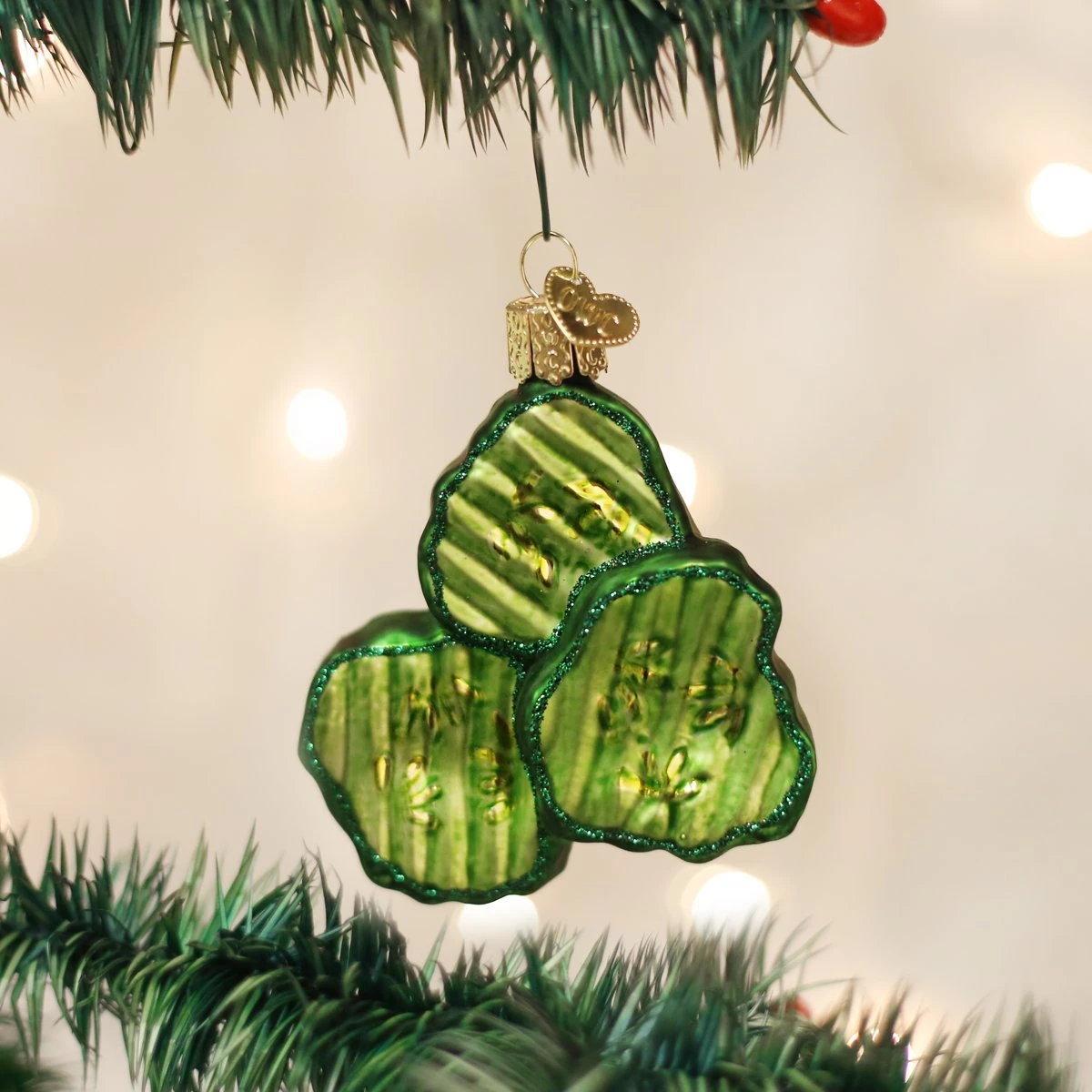 Old World Christmas Pickle Chips 6 Old World Christmas Pickle Chips - Image 4