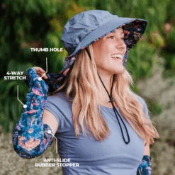 Protection Sleeves - Fungi Foragers - Grey - S/M -Country Christmas Loft usraou2anunupvd0qmgs