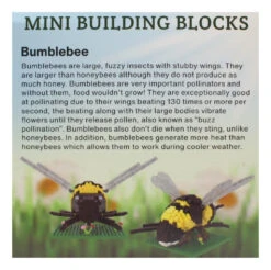 Mini Building Blocks - Bumble Bee -Country Christmas Loft utebggu6dydfturj6ef8