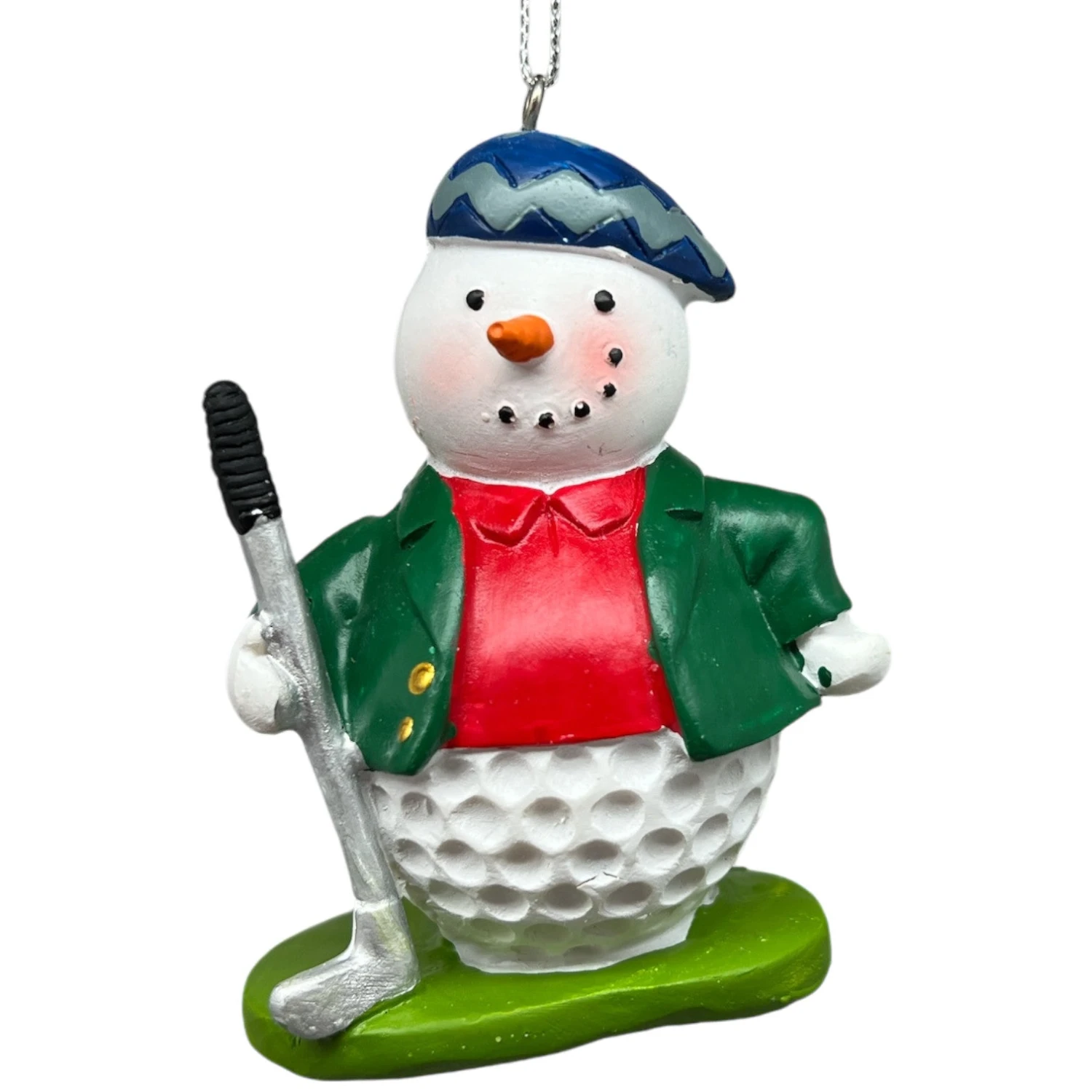 Snowman Golfer Ornament 3 Snowman Golfer Ornament