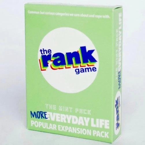 The Rank Game Expansion Pack: MORE Everyday Life (Mint Pack) 3 The Rank Game Expansion Pack: MORE Everyday Life (Mint Pack)