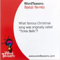 Santa's Secrets! - Word Teaser Card Game -Country Christmas Loft uygifdngnbeztqjra0va