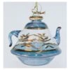 Etched Pyramid Teapot Ornament - Blue Small -Country Christmas Loft v0vapbtc6lvj1zsfpbhi