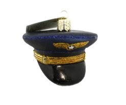 Pilots Cap Glass Ornament -Country Christmas Loft v1wtgmfeab6ydapftcel