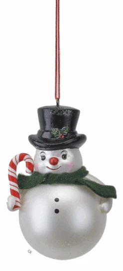 Snowman Ball Ornament