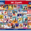 Ski Stamps - 1000 Piece Jigsaw Puzzle -Country Christmas Loft v4uuj2tramg24m9mqbkn