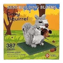 Mini Building Blocks - Gray Squirrel
