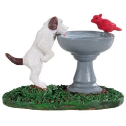 Lemax Dog At The Water Fountain -Country Christmas Loft vjmdeyonfgvhn822biud