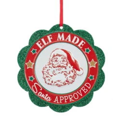 Kurt Adler Santa Seal Of Approval Ornament - Santa's Express -Country Christmas Loft vs0h7zr2ztuohyilqlb5