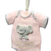 Roman Baby's First Christmas Onesie Ornament - Pink - Elephant -Country Christmas Loft vtpdmxp4qlhwstsnoxw4