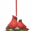 Cardinal Pair On Branch Ornament -Country Christmas Loft vznhizzyz54imxdrslpb