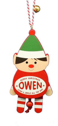 Dancing Wooden Ornament (L - Z) - -Country Christmas Loft w64t8i26f995lizxoiqr