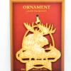 Wooden Laser Ornament - Vermont Moose -Country Christmas Loft wbnrf0ukk100zytqf1wa