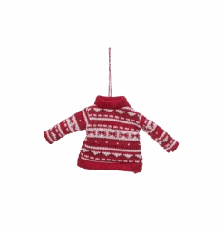 Fabric Cozy Knit Sweater Ornament - -Country Christmas Loft wgf8oeezl9lxdir6hbeu