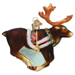 Glass Reindeer Ornament -Country Christmas Loft wgtn67ic7zi3tgovtjfa